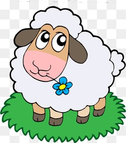 Sheep, Sheep, Cartoon, Meadow Png And Vector - Sheep Cartoon, Transparent background PNG HD thumbnail