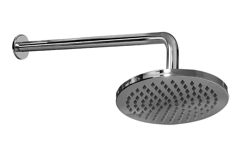 Contemporary Showerhead With Arm - Shower Head, Transparent background PNG HD thumbnail