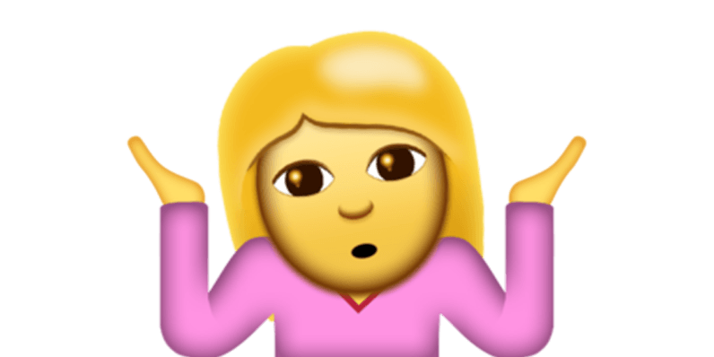 The Shrug Emoticon ¯\_(ツ)_/¯ Gets The Emoji Treatment - Shrug, Transparent background PNG HD thumbnail