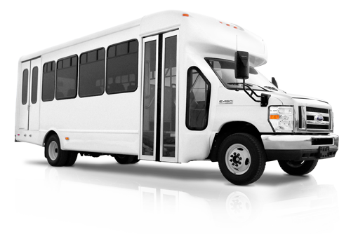 29 Passenger Shuttle Bus - Shuttle Bus, Transparent background PNG HD thumbnail