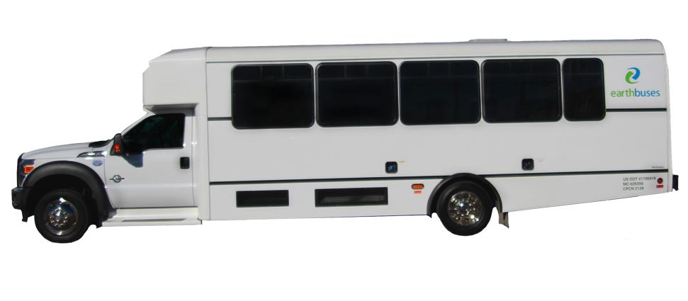 Earth Limos Of Las Vegas 21 28 Passenger Shuttle Bus - Shuttle Bus, Transparent background PNG HD thumbnail