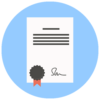 Sign Document Contract Icon C