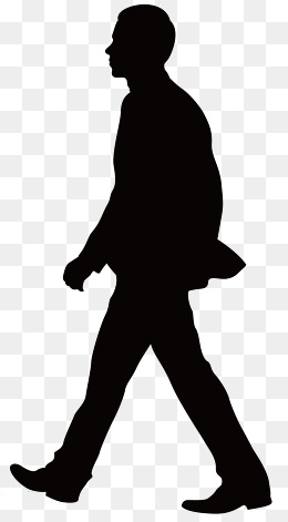 Man Silhouette, Character, The Man, Silhouette Png And Vector - Silhouette Man, Transparent background PNG HD thumbnail