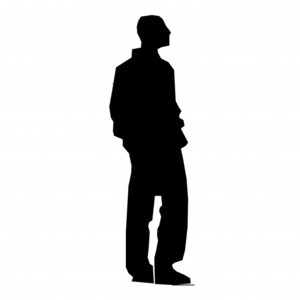 Silhouette Young Man.jpg (615×615) - Silhouette Man, Transparent background PNG HD thumbnail