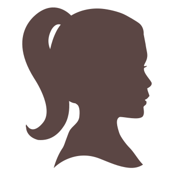 Craftwell - Silhouette Woman Head, Transparent background PNG HD thumbnail