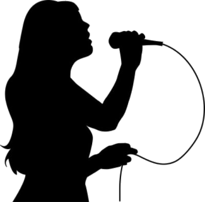 Png Singing Black And White Hdpng.com 400 - Singing Black And White, Transparent background PNG HD thumbnail
