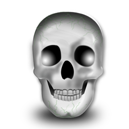 PNG Skeleton Head - Halloween, Head, Skele