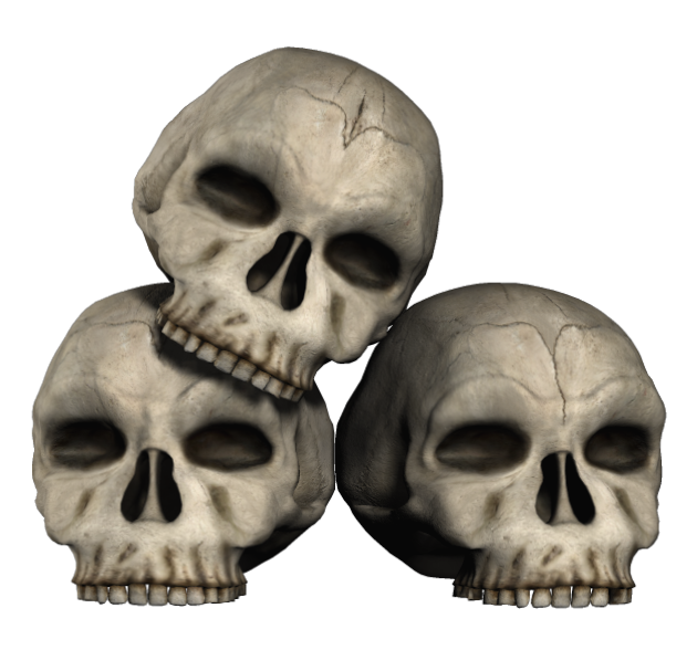 PNG Skeleton Head - Transparent Skulls