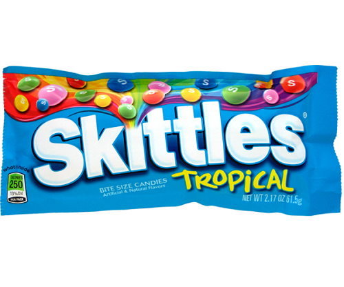Skittles. No longer available