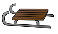Sled - Sled, Transparent background PNG HD thumbnail