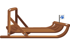 Wooden Sled (Tws) Hdpng.com  - Sled, Transparent background PNG HD thumbnail