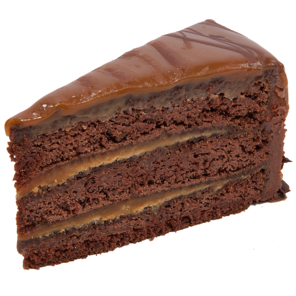 Chocolate cake PNG image with