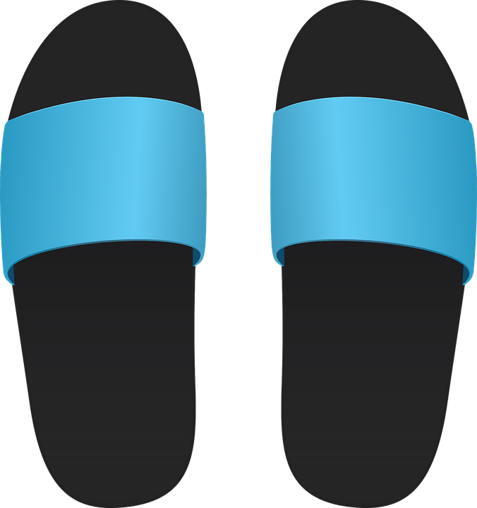 Slippers, Shoes, Rubber Slippers, Toilet - Slippers, Transparent background PNG HD thumbnail