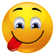 Smiley Face Tongue Out.png (180×180) - Smiley Face With Tongue Out, Transparent background PNG HD thumbnail