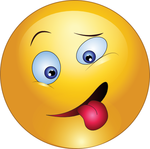 Tongue Out Face Clipart - Smiley Face With Tongue Out, Transparent background PNG HD thumbnail