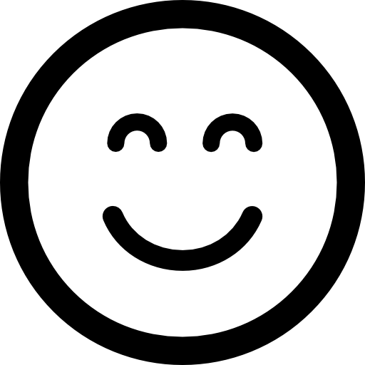 Emoticon Square Smiling Face With Closed Eyes Free Icon - Smiling Face, Transparent background PNG HD thumbnail