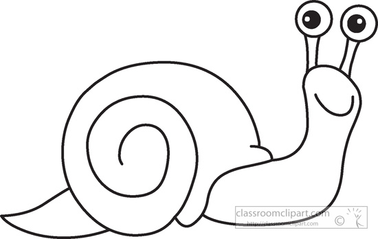 Gallery For Black And White Animal Clipart 2 - Snail Black And White, Transparent background PNG HD thumbnail