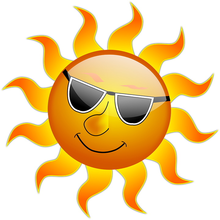 Sonne, Cool, Sonnenschein, Glänzend, Lächeln, Sommer - Sonne, Transparent background PNG HD thumbnail