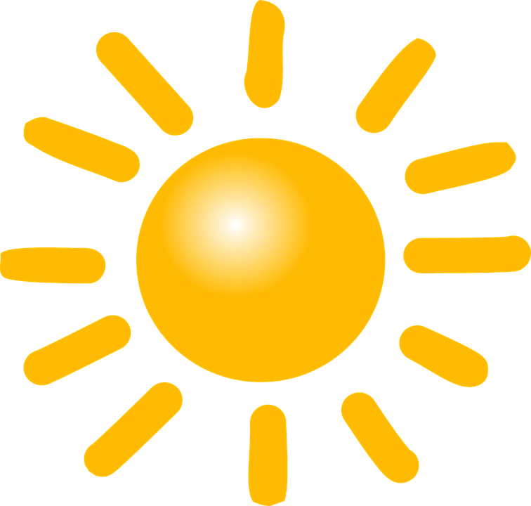 Sonne, Wetter, Sonnig, Strahlen, Sonnenschein, Symbol - Sonne, Transparent background PNG HD thumbnail