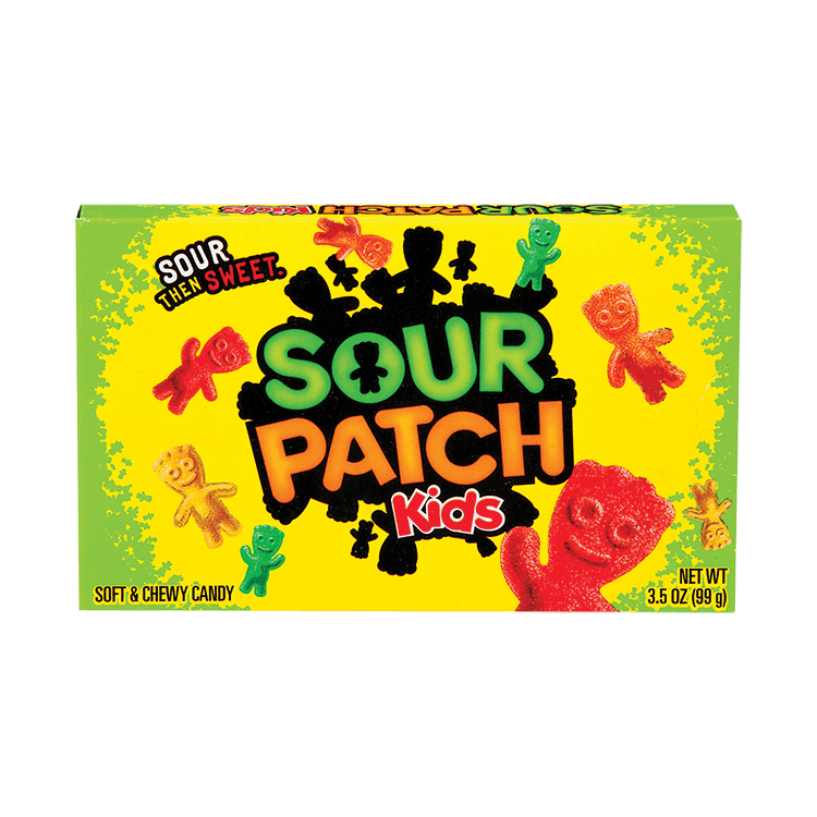 Sour Patch Kids Theater Box - Sour, Transparent background PNG HD thumbnail