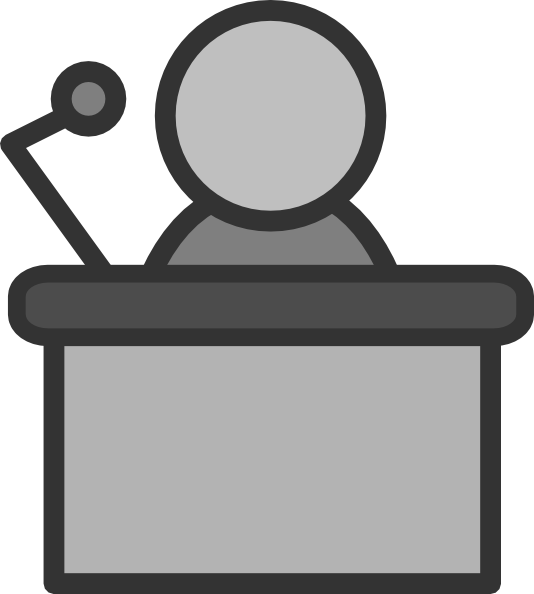 Png: Small · Medium · Large - Speaker At Podium, Transparent background PNG HD thumbnail