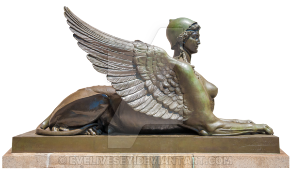 Sphinx Statue Png By Evelivesey - Sphinx, Transparent background PNG HD thumbnail