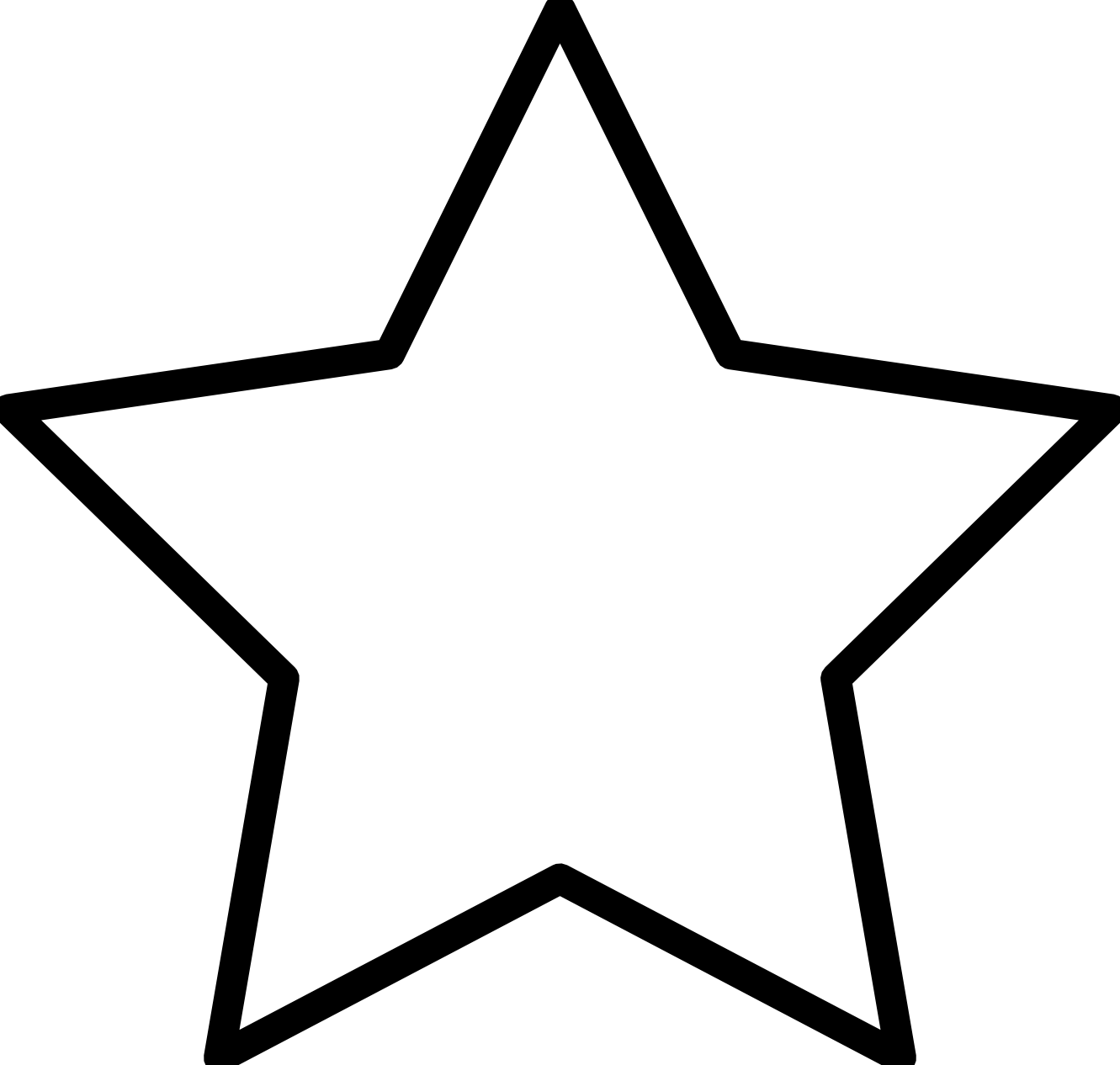 Black And White Star Clip Art   Clipart Library - Star Black And White, Transparent background PNG HD thumbnail