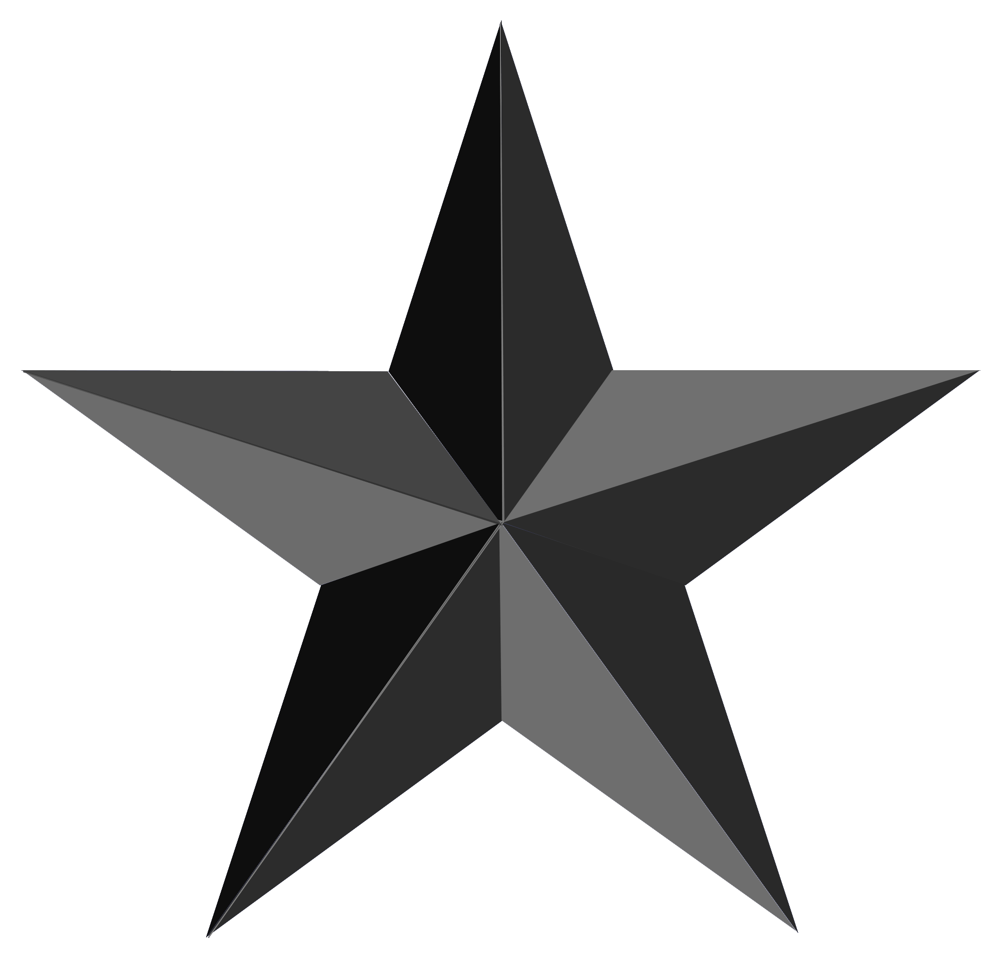 File:black Star.png - Star Black And White, Transparent background PNG HD thumbnail