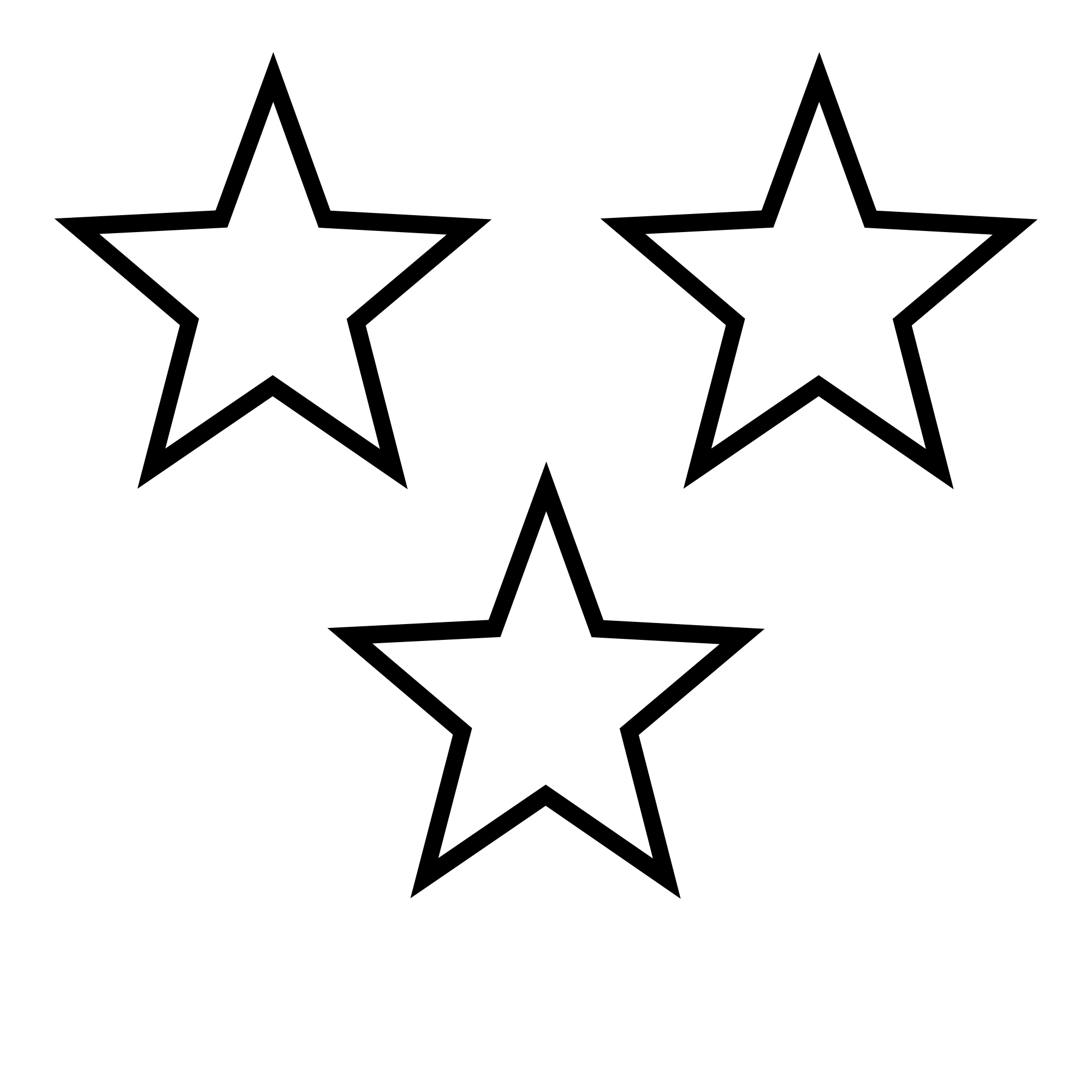 Open Hdpng.com  - Star Black And White, Transparent background PNG HD thumbnail