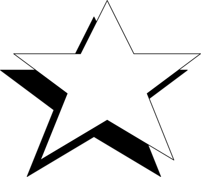 Star Black And White Star Clipart Black And White Clipart - Star Black And White, Transparent background PNG HD thumbnail