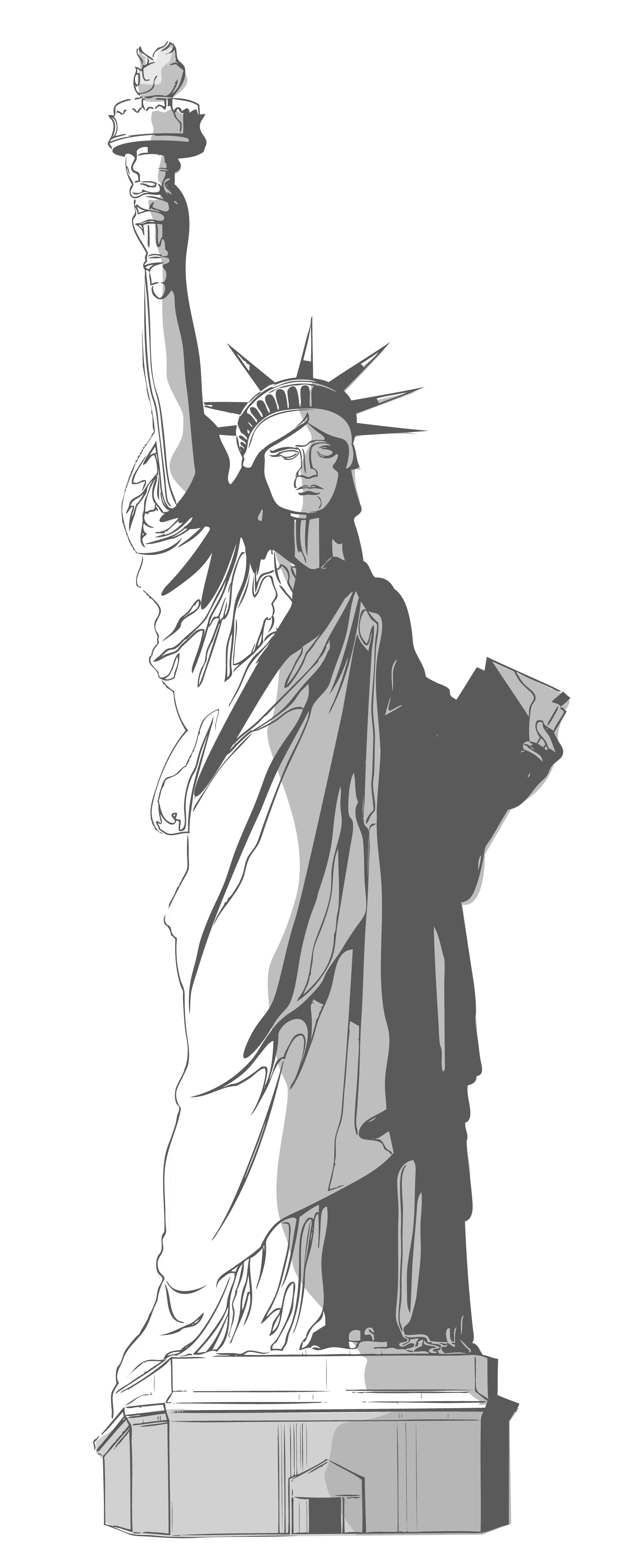 Statue Of Liberty Clipart 2 - Statue Of Liberty, Transparent background PNG HD thumbnail