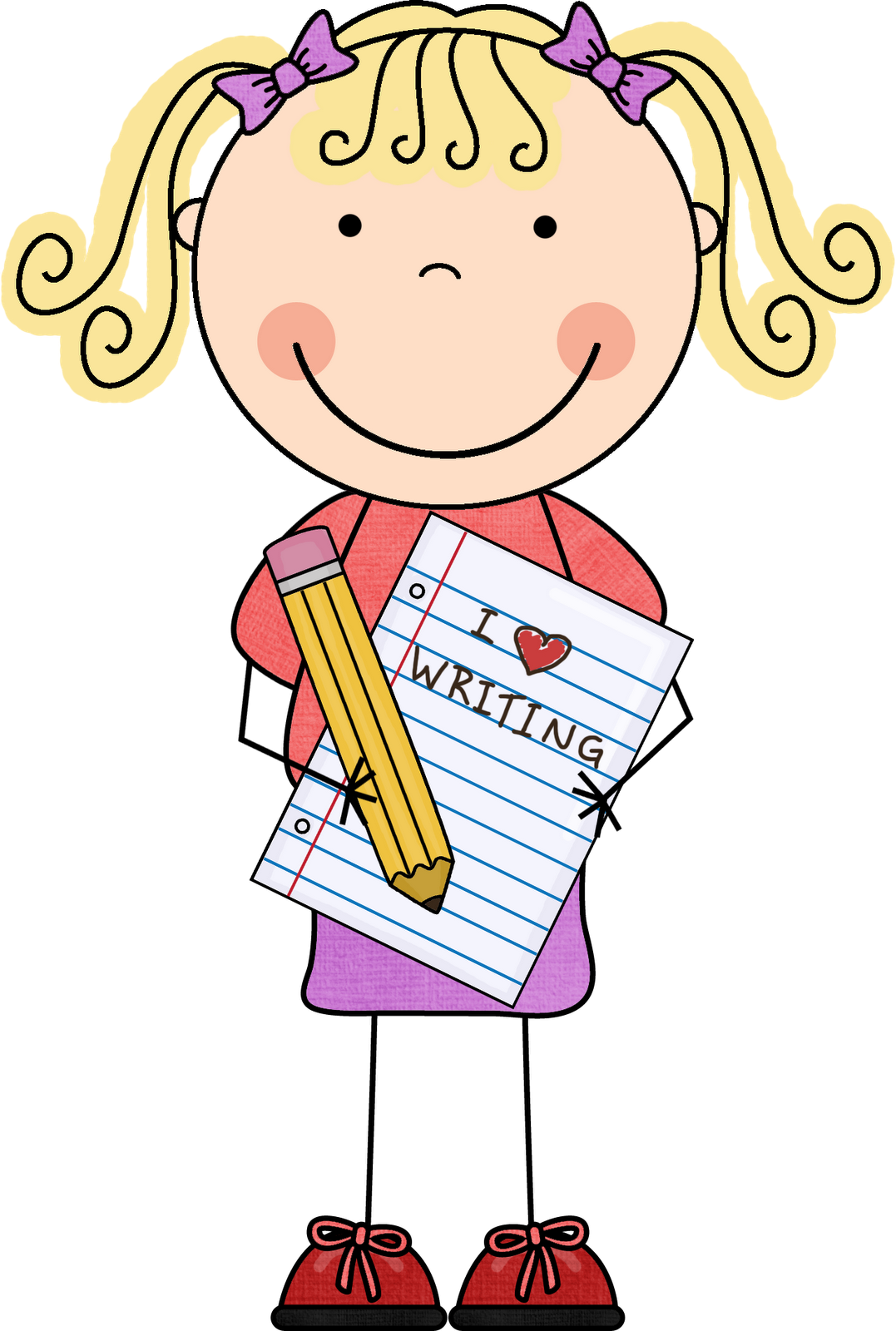 Student Writing Clipart - Student Writing, Transparent background PNG HD thumbnail