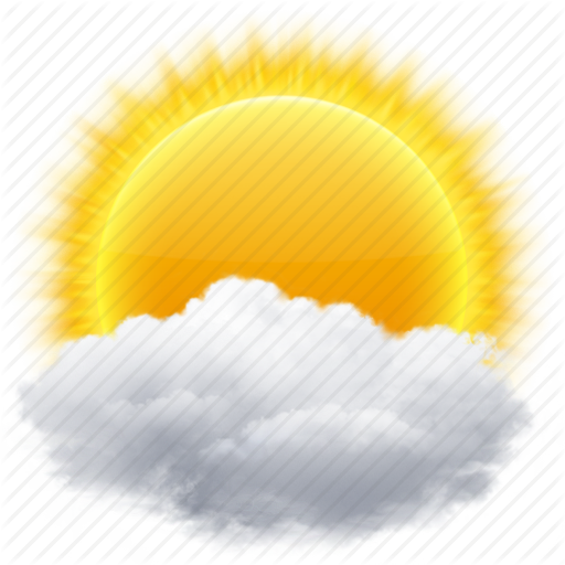 Cloud, Clouds, Cloudy, Rain, Sun, Weather Icon - Sun And Clouds, Transparent background PNG HD thumbnail