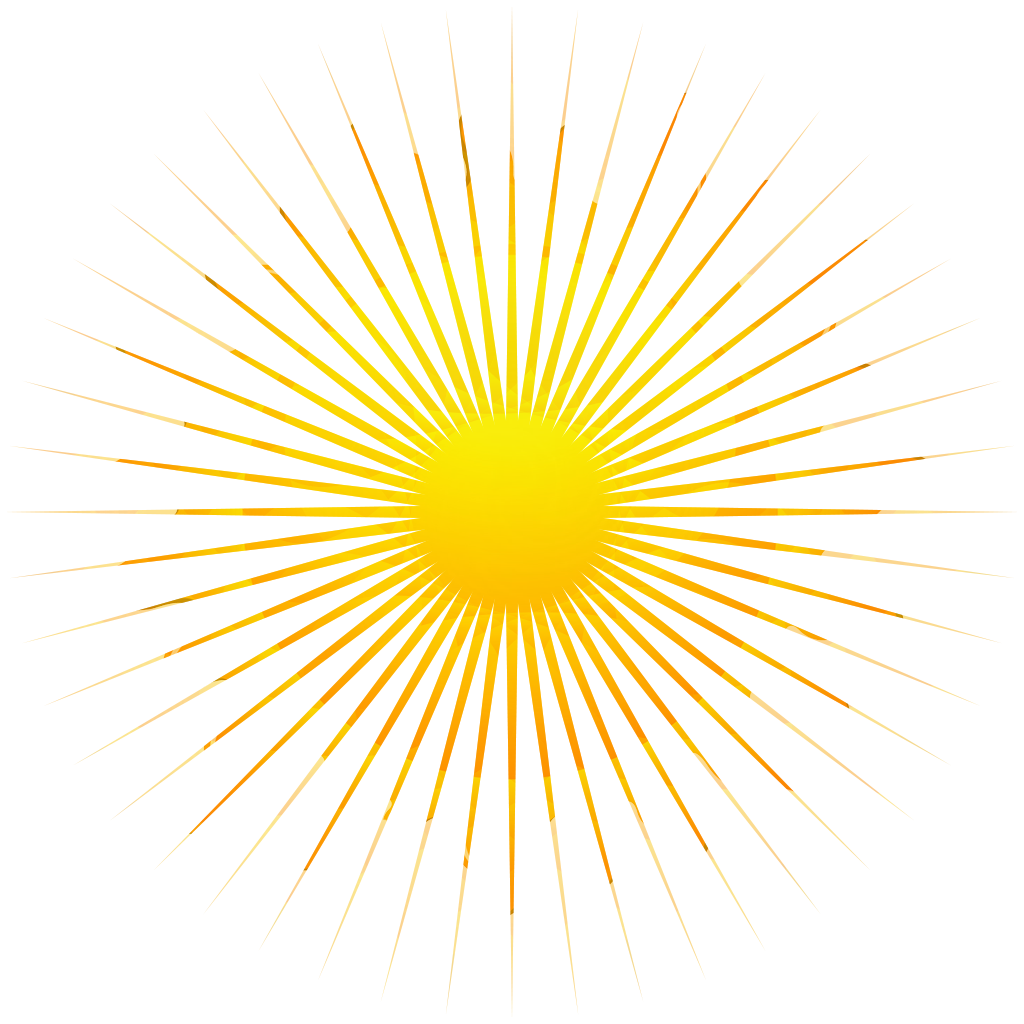 Yellow Sunrays Transparent 2.png - Sun Rays, Transparent background PNG HD thumbnail