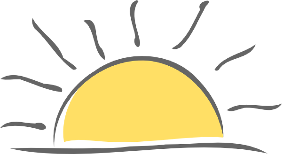 Sun, Rising, Ocean, Sunrise, Sky, Sunlight, Horizon - Sunrise, Transparent background PNG HD thumbnail