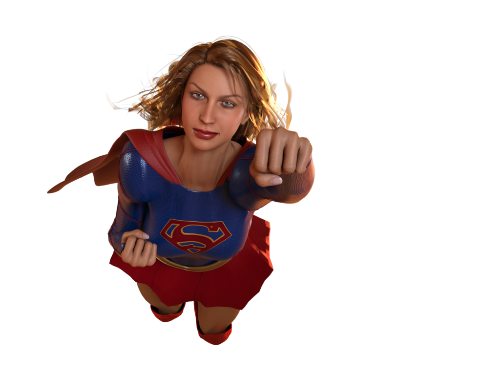 Supergirl Transparent Png - Superwoman, Transparent background PNG HD thumbnail