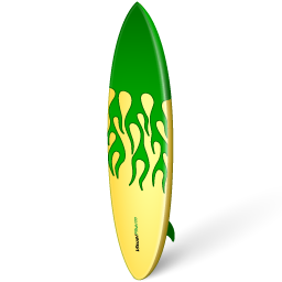 128X128 Px, Surfboard Icon 256X256 Png - Surfboard, Transparent background PNG HD thumbnail