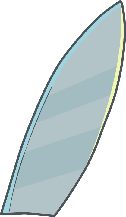 Image   Silver Surfboard.png | Club Penguin Wiki | Fandom Powered By Wikia - Surfboard, Transparent background PNG HD thumbnail