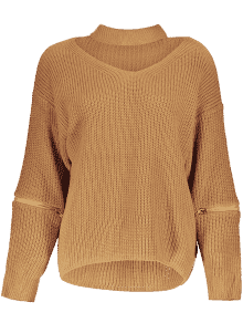 . Hdpng.com Cut Out Chunky Choker Sweater Hdpng.com  - Sweater, Transparent background PNG HD thumbnail