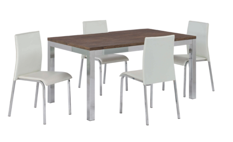 Amari Dining Table U0026 4 Chairs - Table And Chairs, Transparent background PNG HD thumbnail