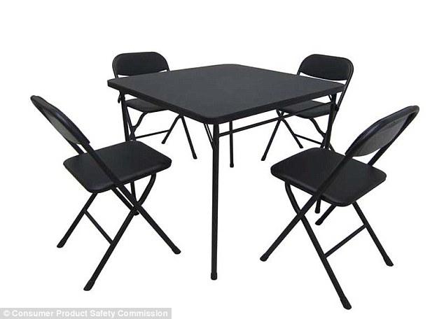 Recall: Walmart Is Recalling About 73,400 Mainstays Five Piece Card Table And Chair Sets - Table And Chairs, Transparent background PNG HD thumbnail