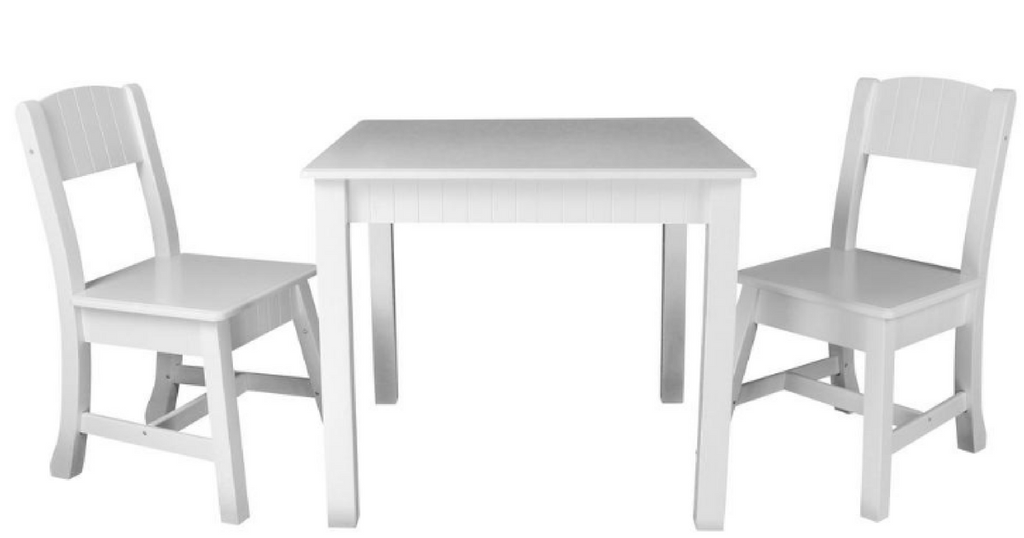 White Table Set - Table And Chairs, Transparent background PNG HD thumbnail