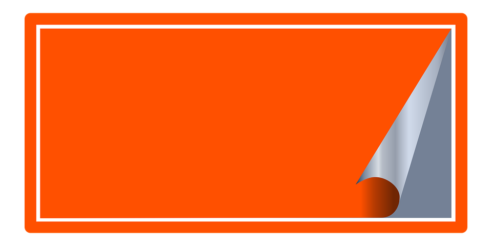 Sticker Tag Office Orange - Tag, Transparent background PNG HD thumbnail