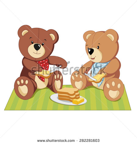 Bears On A Picnic Vector Illustration - Teddy Bear Picnic, Transparent background PNG HD thumbnail