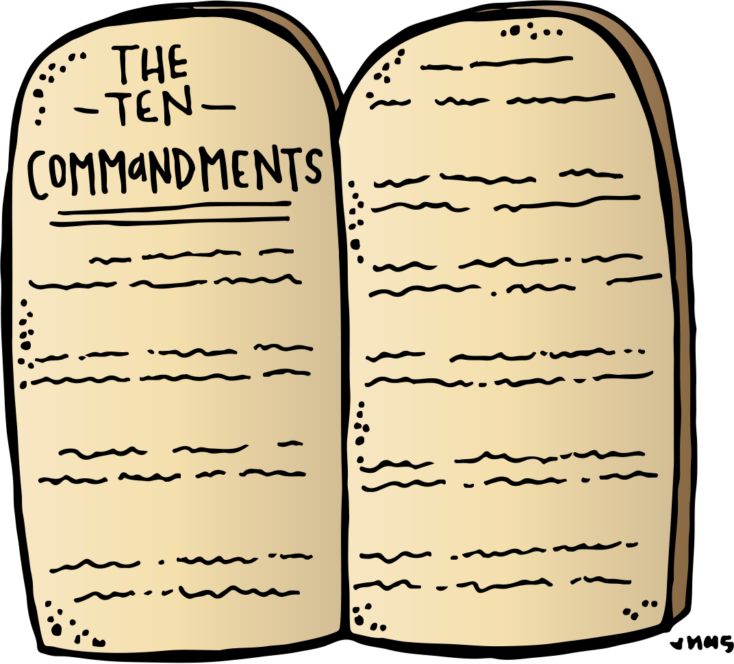 Melonheadz Lds Illustrating: Ten Commandments Freebie :) - Ten Commandments Tablets, Transparent background PNG HD thumbnail