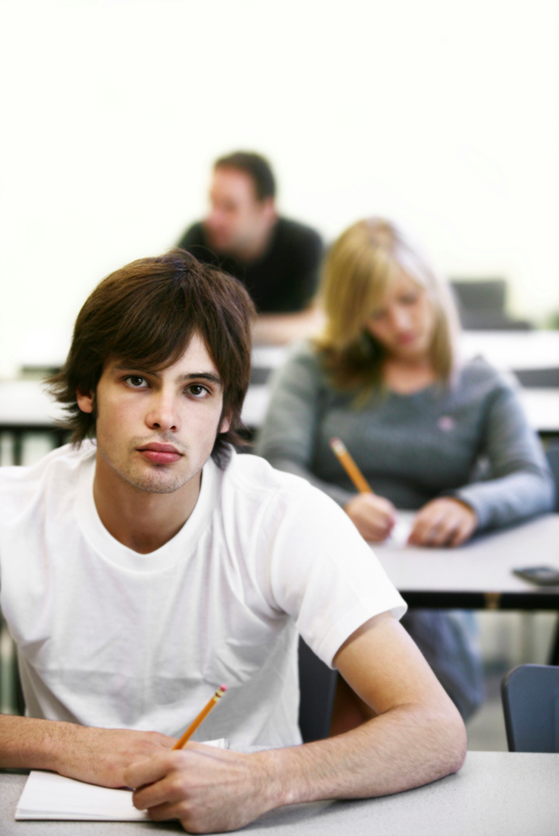 Student With Text Anxiety - Test Taking Students, Transparent background PNG HD thumbnail