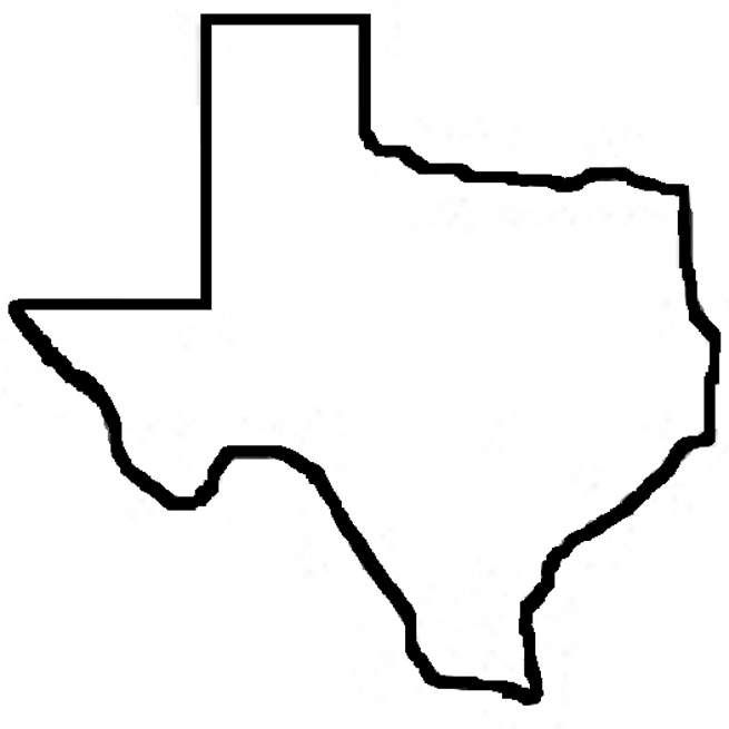 Free Clipart Of Outline Of Texas Clipart - Texas, Transparent background PNG HD thumbnail