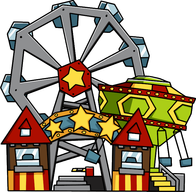 Image   Amusement Park.png | Scribblenauts Wiki | Fandom Powered By Wikia - Theme Park, Transparent background PNG HD thumbnail