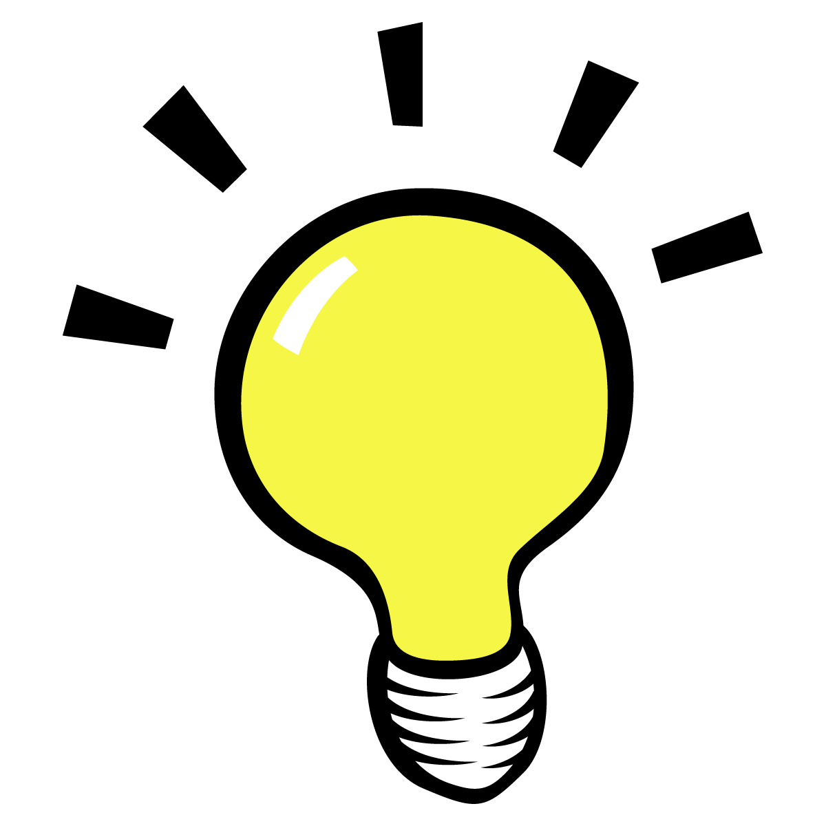 Lightbulb Thinking Clipart | Clipart Library   Free Clipart Images - Thinking Of You, Transparent background PNG HD thumbnail
