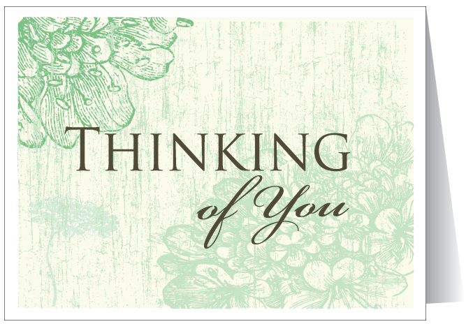 Png Thinking Of You - Thinking Of You Greeting Card, Transparent background PNG HD thumbnail